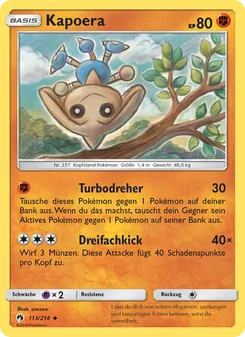 Kapoera, Karte 113 aus Echo des Donners