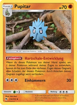 Pupitar, Karte 116 aus Echo des Donners