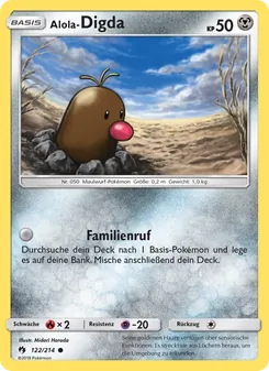 Alola-Digda, Karte 122 aus Echo des Donners