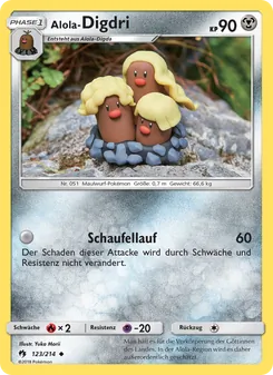 Alola-Digdri, Karte 123 aus Echo des Donners