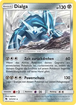 Dialga, Karte 127 aus Echo des Donners