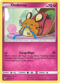 Dedenne, Karte 142 aus Echo des Donners