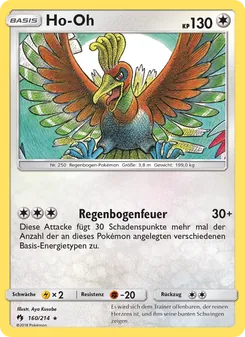 Ho-Oh, Karte 160 aus Echo des Donners