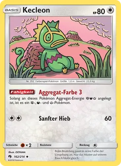 Kecleon, Karte 162 aus Echo des Donners