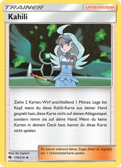 Kahili, Karte 179 aus Echo des Donners