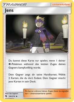 Jens, Karte 186 aus Echo des Donners