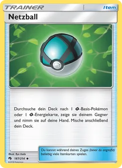 Netzball, Karte 187 aus Echo des Donners