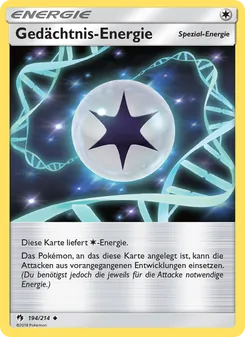 Gedächtnis-Energie, Karte 194 aus Echo des Donners