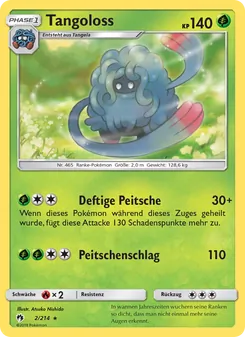 Tangoloss, Karte 2 aus Echo des Donners