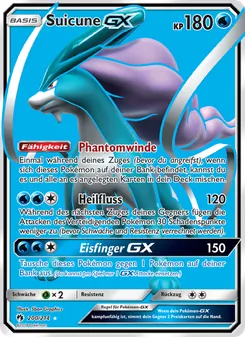 Suicune GX, Karte 200 aus Echo des Donners
