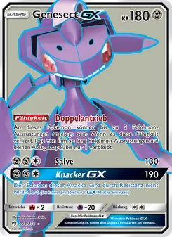 Genesect GX, Karte 204 aus Echo des Donners