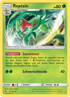 Reptain, Karte 21 aus Echo des Donners