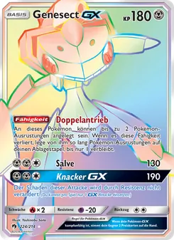 Genesect GX, Karte 224 aus Echo des Donners