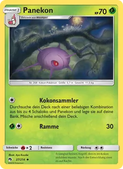 Panekon, Karte 27 aus Echo des Donners