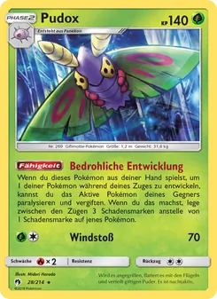 Pudox, Karte 28 aus Echo des Donners