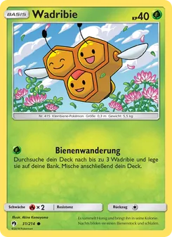 Wadribie, Karte 31 aus Echo des Donners