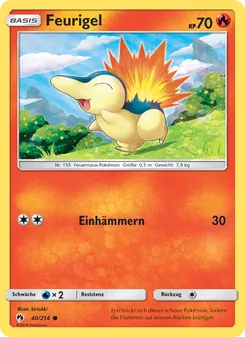 Feurigel, Karte 40 aus Echo des Donners
