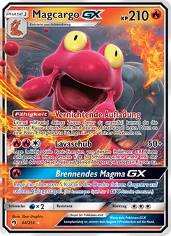 Magcargo GX, Karte 44 aus Echo des Donners