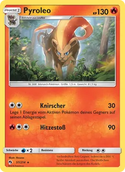 Pyroleo, Karte 51 aus Echo des Donners