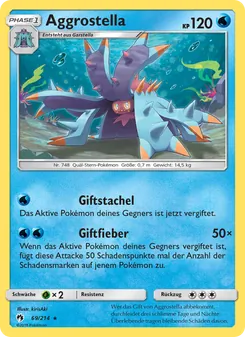 Aggrostella, Karte 69 aus Echo des Donners