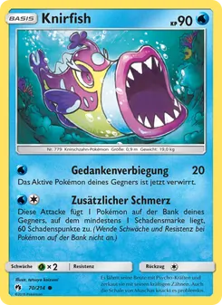 Knirfish, Karte 70 aus Echo des Donners