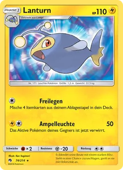 Lanturn, Karte 74 aus Echo des Donners