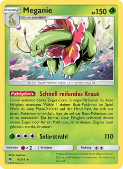 Meganie, Karte 8 aus Echo des Donners