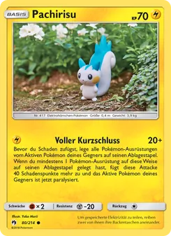 Pachirisu, Karte 80 aus Echo des Donners
