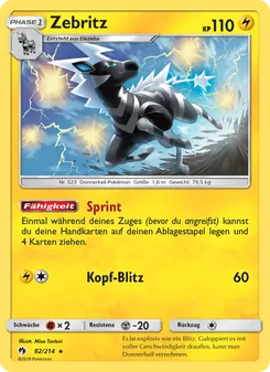 Zebritz, Karte 82 aus Echo des Donners