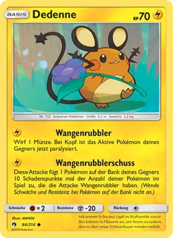 Dedenne, Karte 84 aus Echo des Donners