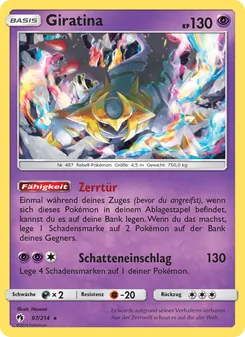 Giratina, Karte 97 aus Echo des Donners