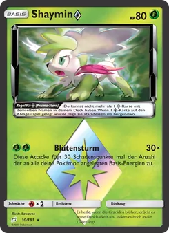 Shaymin ◇, Karte 10 aus Teams Sind Trumpf