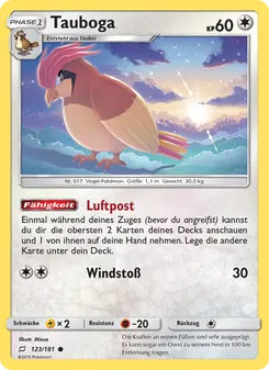 Tauboga, Karte 123 aus Teams Sind Trumpf