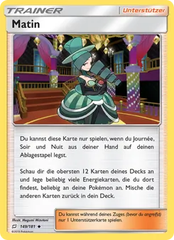 Matin, Karte 149 aus Teams Sind Trumpf