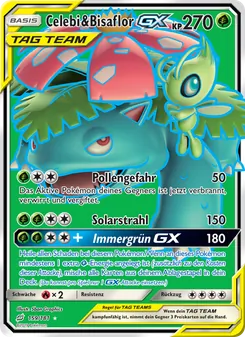 Celebi & Bisaflor GX, Karte 159 aus Teams Sind Trumpf