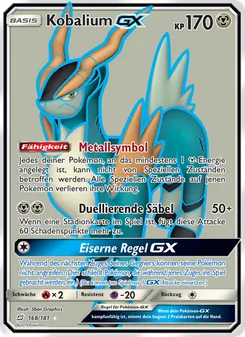 Kobalium GX, Karte 168 aus Teams Sind Trumpf