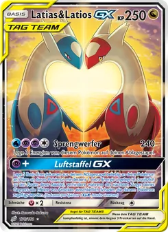 Latias & Latios GX, Karte 170 aus Teams Sind Trumpf