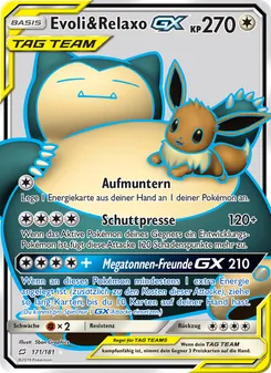 Evoli & Relaxo GX, Karte 171 aus Teams Sind Trumpf
