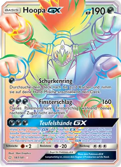 Hoopa GX, Karte 187 aus Teams Sind Trumpf