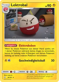 Lektrobal, Karte 39 aus Teams Sind Trumpf