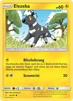 Elezeba, Karte 44 aus Teams Sind Trumpf