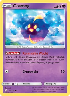 Cosmog, Karte 69 aus Teams Sind Trumpf