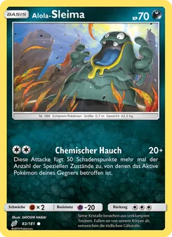 Alola-Sleima, Karte 83 aus Teams Sind Trumpf