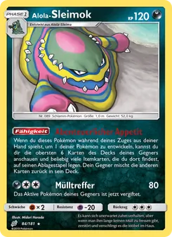 Alola-Sleimok, Karte 84 aus Teams Sind Trumpf