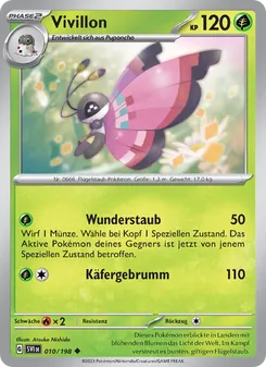 Vivillon, Karte 010 aus Karmesin & Purpur