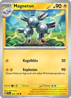 Magneton, Karte 064 aus Karmesin & Purpur