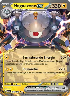 Magnezone-ex, Karte 065 aus Karmesin & Purpur