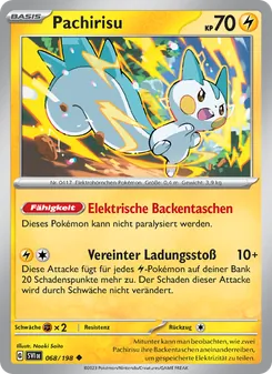 Pachirisu, Karte 068 aus Karmesin & Purpur