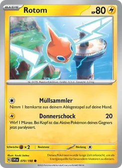 Rotom, Karte 070 aus Karmesin & Purpur