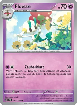 Floette, Karte 092 aus Karmesin & Purpur